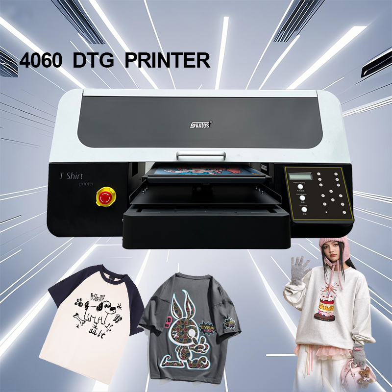 Commercial Dtf Printing Machine - T-shirt digitale printer 4060-model met XP600/I1600A1/I3200A1