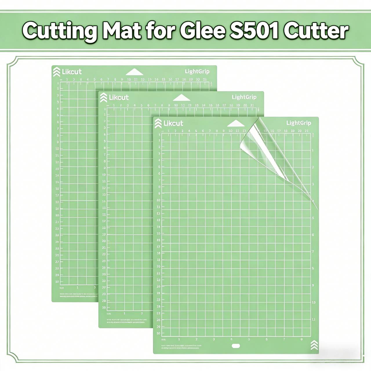 Plotter Cutting Mat - Zelfklevende snijmatten, 3-pack, 4,5
