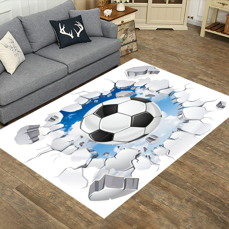 Commercial Wall Printing Machine - 3D Visueel Wandbrekend Geprint Tapijt Sport