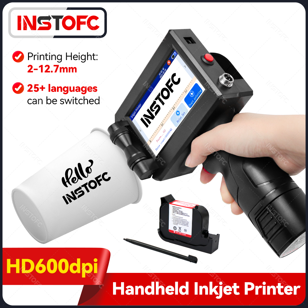 Commercial Printing And Packaging - Handheld inkjetprinter Draagbare datum Batchnummer QR-code