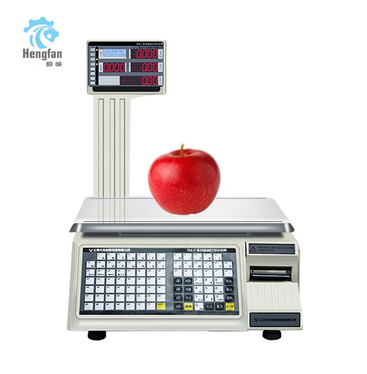 Commercial Printing Supplies - Commerciële elektronische tafelweegschaal Prijscomputer met barcodelabel