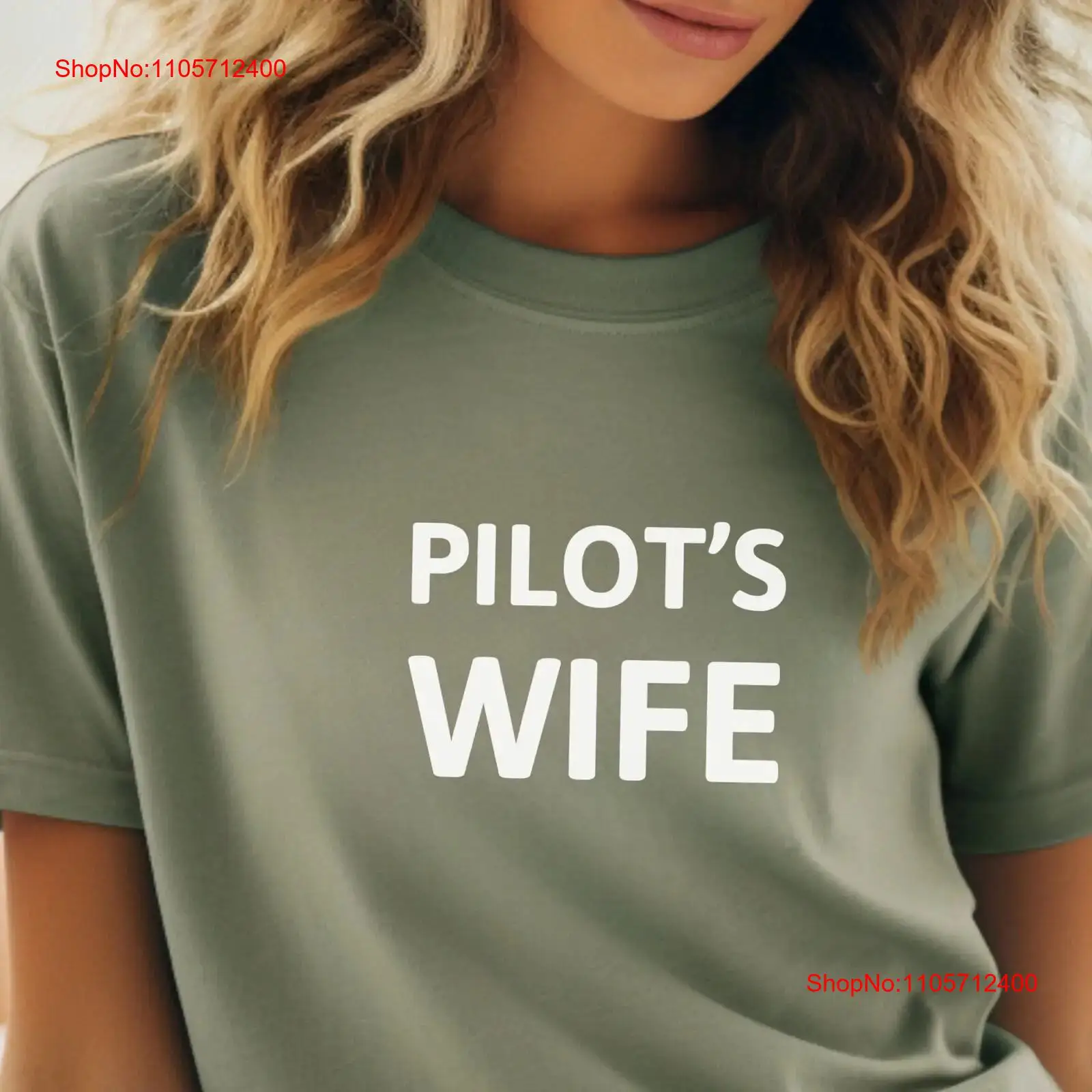 Commercial Printing And Graphics - Pilot's Wife Grappig T-shirt Luchtvaart Piloot