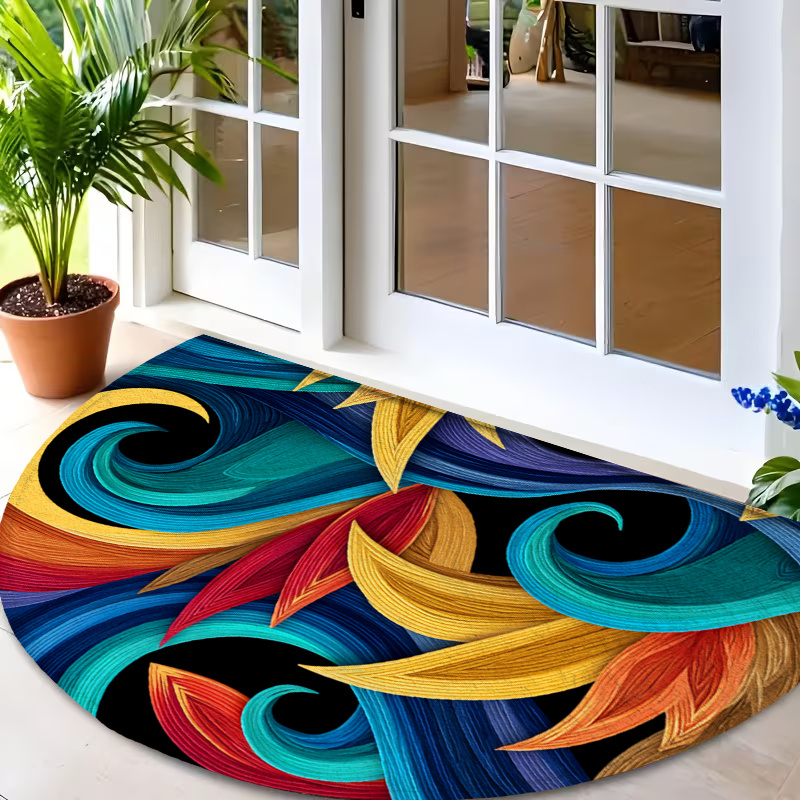 Commercial Ribbon Printing Machine - Dynamisch gebogen lintkunst vuurwerk burst print
