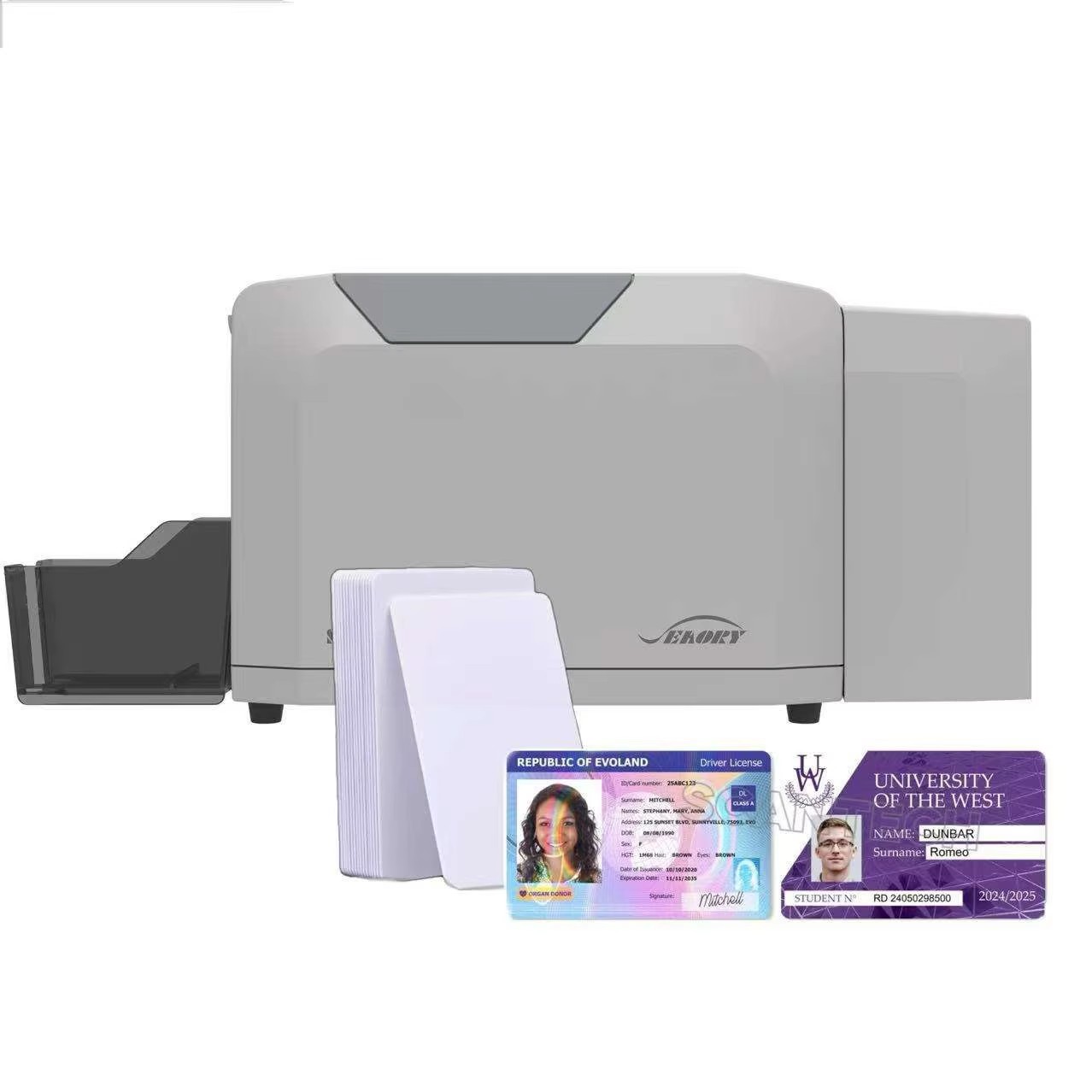 Commercial Ribbon Printing Machine - Seaory S28 Plastic PVC ID-kaartprinter Dubbelzijdig