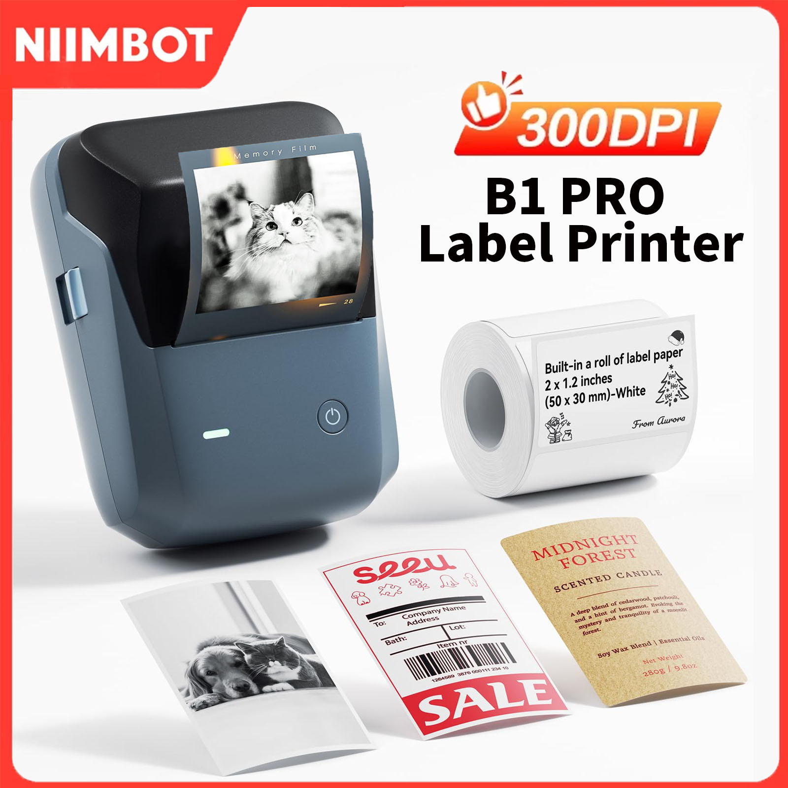 Niimbot B1/B1PRO Labelprinter  - Commercial Printing Dpi recensie en prijs