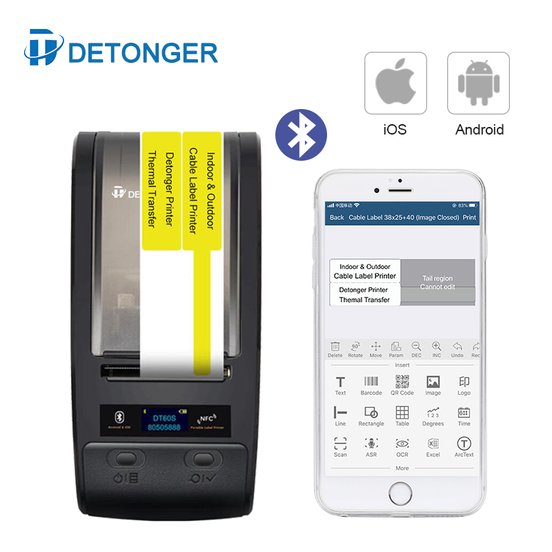 Detonger Draagbare Thermische  - Commercial Ribbon Printing Machine recensie en prijs