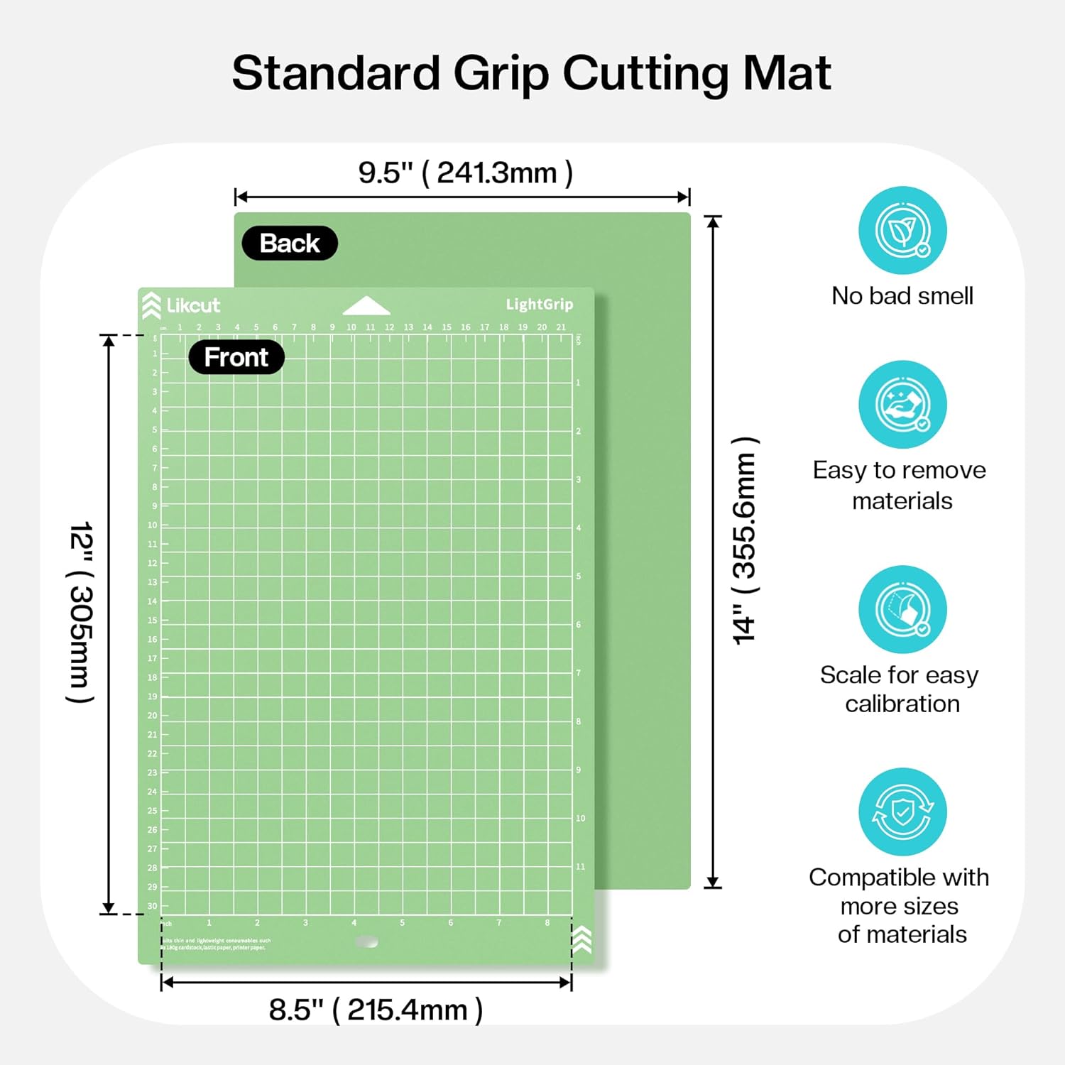 Zelfklevende snijmatten, 3-pac - Plotter Cutting Mat recensie en prijs