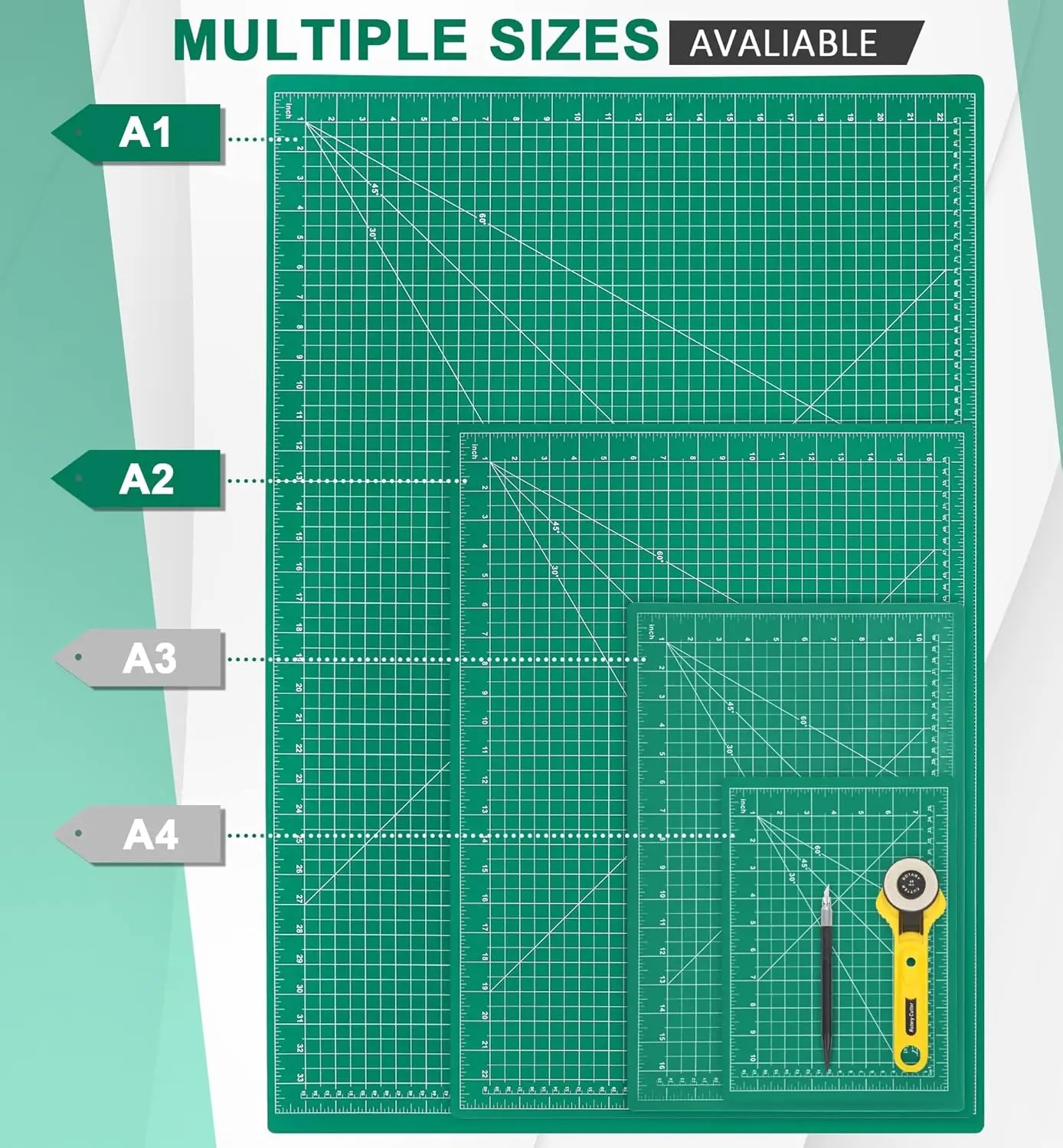 A2 A3 A4 A5 PVC Snijmat Dubbel - Plotter Cutting Mat recensie en prijs