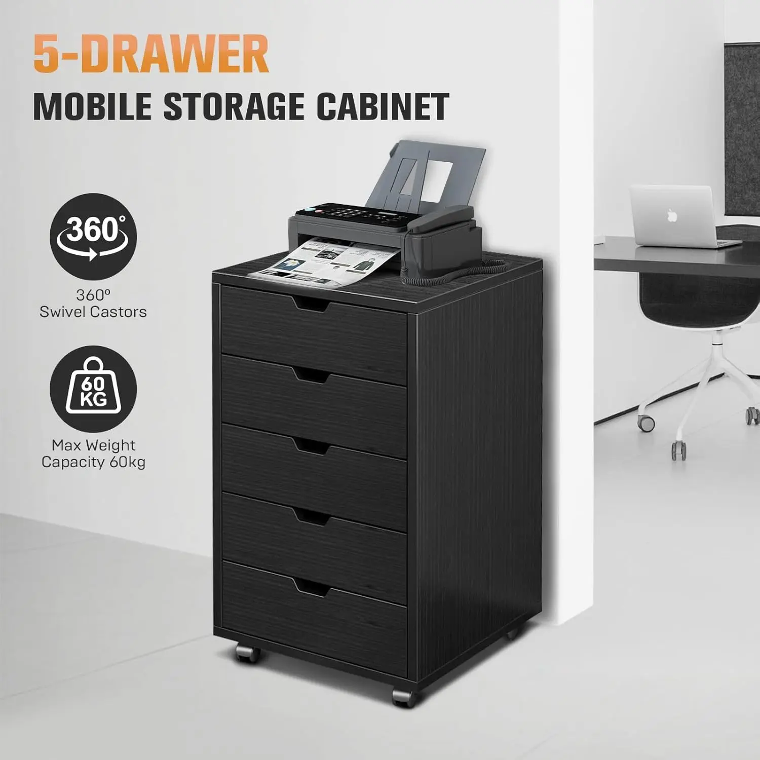 5-lade archiefkast Mobiele doc - Commercial Printer recensie en prijs
