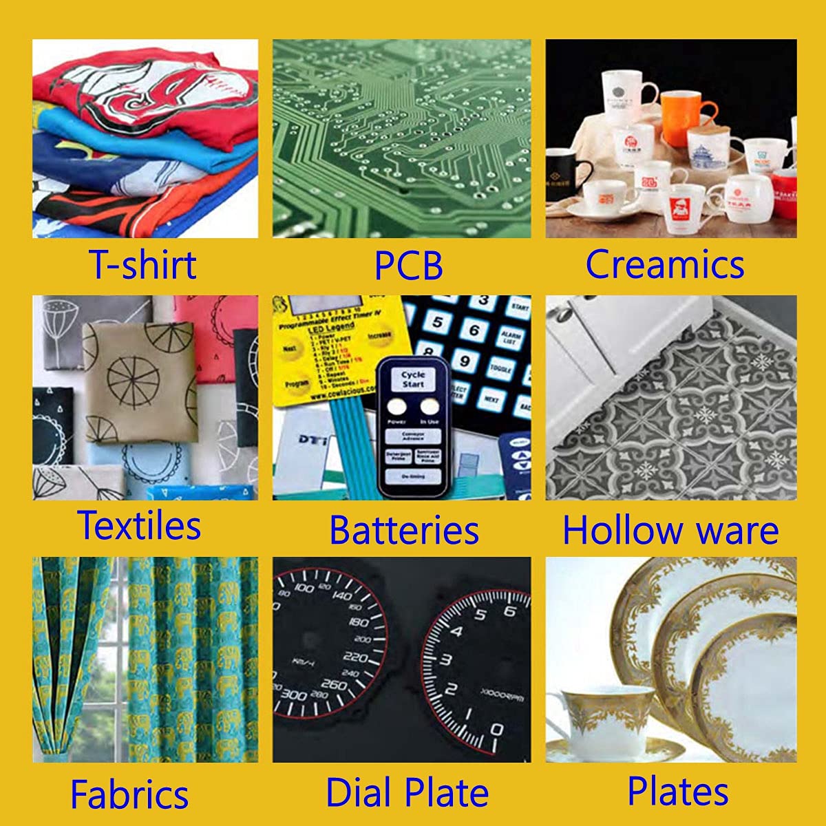 3 meter 1,65 meter geel zeefdr - Commercial Printing Supplies recensie en prijs