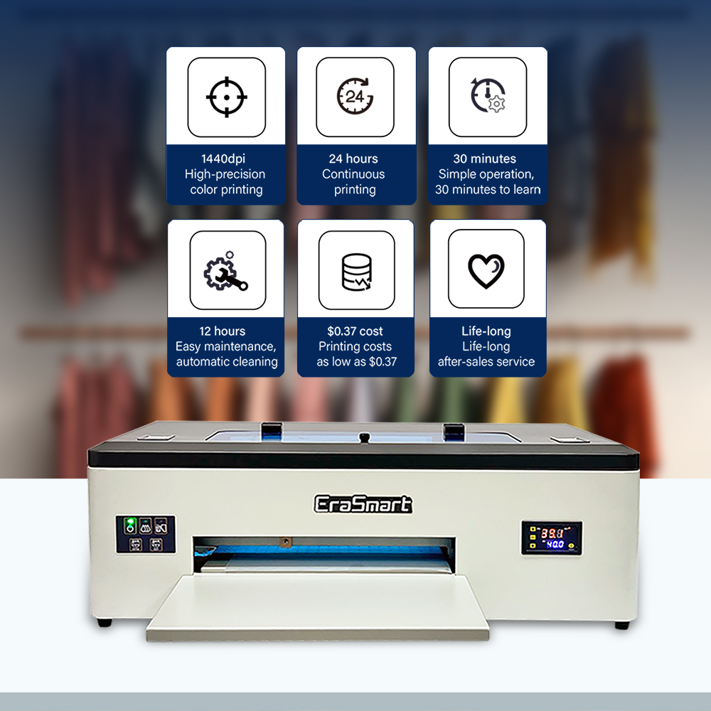 Erasmart 1390 Printkop Inkjet  - Commercial Dtf Printing Machine recensie en prijs