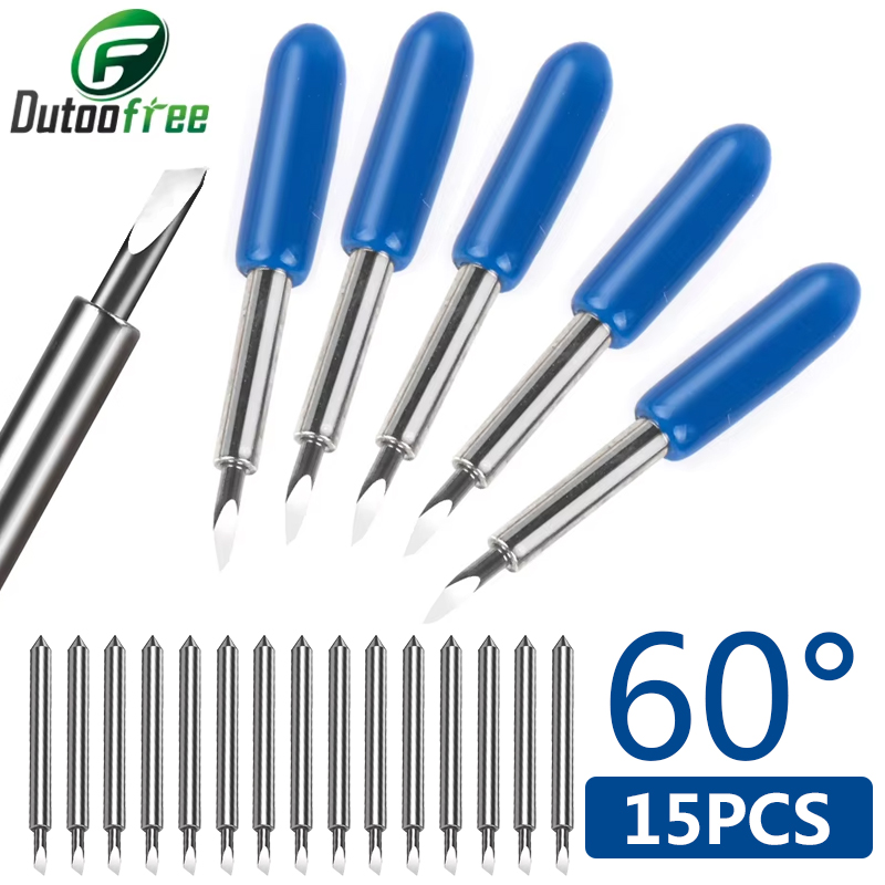 15 stuks/lot 60 graden Roland  - Cutting Plotter Blade recensie en prijs